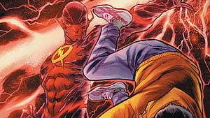 Flash Fury: Dynamic Comic, Comic, Flash, HD wallpaper