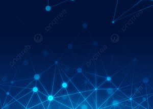 Blue Gradient Network Connection, HD wallpaper