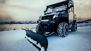 Choosing the Perfect Snow Plow Blade: KFI Pro Poly, Steel, and Flex Co, HD wallpaper