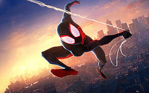 Miles Morales (Shameik Moore) From Spider Man: Across The Spider Verse, Miles Morales Movie, HD wallpaper