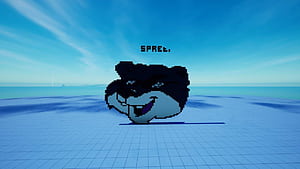 SPREEN PIXELART Creative Map Code, HD wallpaper