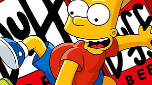 Bart Computer, HD wallpaper