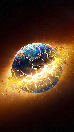 Earth Exploding, HD phone wallpaper