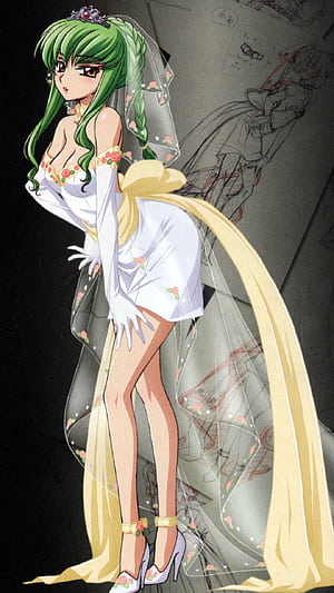 C.C. (Code Geass), Anime, Code Geass, HD phone wallpaper
