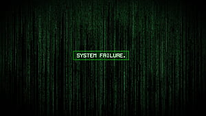 System Failure, matrix, computer, HD wallpaper