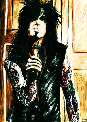Nikki sixx, HD phone wallpaper