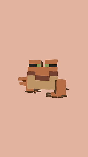Frog. minecraft, HD phone wallpaper