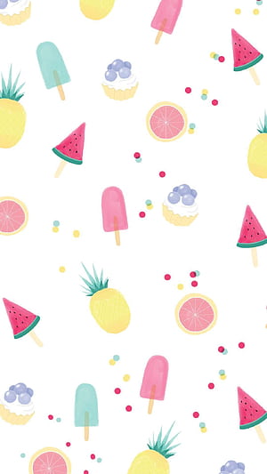Summer Sweets Pattern, Pretty Pattern, HD phone wallpaper