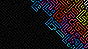 Tetris Multicolored Pattern, Pattern Design, HD wallpaper