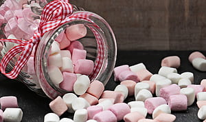 Marshmallows Candy, HD wallpaper