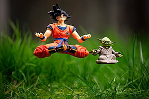 Yoda Goku Meditating, Goku Meditation, HD wallpaper
