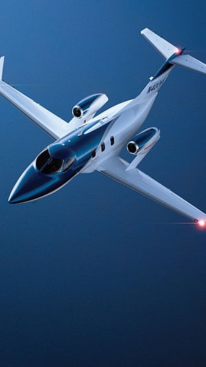 Private Jet Plane Blue / Private Jet Plane Blue, Business Jet, HD phone wallpaper