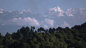 Nagarkot Nepal Himalaya Mountain Mount Everest Day Time Lapse, HD wallpaper