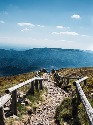 Mountain Path, HD phone wallpaper