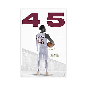 Donovan Mitchell Poster Basketball Poster Wall Art Boys Bedroom Print Canvas Poster Living Room Decoration Unframe Style inch(cm): Posters & Prints, HD phone wallpaper