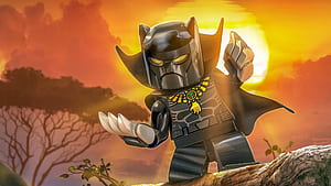 LEGO Marvel's Avengers, Black Panther (Marvel Comics), Black Panther (Movie), HD wallpaper
