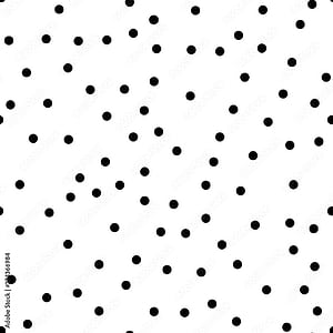 polka dot seamless vector pattern black background. White and black polka dots background. Chaotic elements. Abstract geometric shape texture. Design template for , wrapping, textile. Stock Vector, HD phone wallpaper