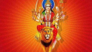 Durga Devi, HD wallpaper