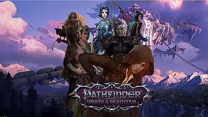 Playing the game for the first time and having a blast. So i created a with my Commander's portrait and my favorite companions. It has some issues (like background) but i, Pathfinder: Wrath of The Righteous, HD wallpaper