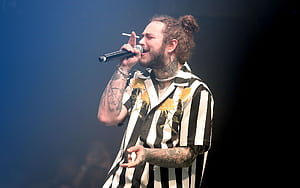 Post Malone Live Performance, Posty, HD wallpaper