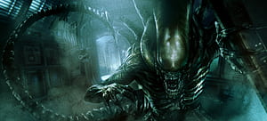 Alien, alien, HD wallpaper