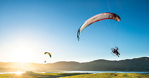 Paramotor, HD wallpaper