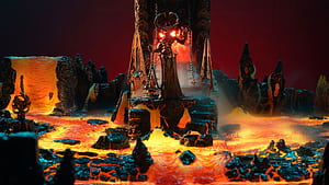 Gallery Caverns, Hellscape, HD wallpaper