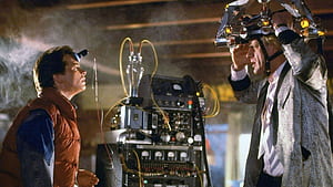 Back to the Future : Marty McFly & Doc Brown Iconic Moment, HD wallpaper
