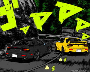 Initial D Rx7, HD wallpaper