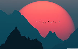 Sunset U for Ultra and TV : and UltraWide Display : Smartphone and Tablet Devices, 16:10, HD wallpaper