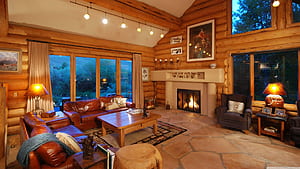 Enjoy The Comfort Of A Cozy, Cozy Interior, HD wallpaper