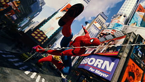 Mobile : Spider Man, City, New, Spider Man New York, HD wallpaper