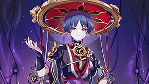 Genshin Impact Wanderer Scaramouche PC h, HD wallpaper