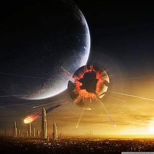 Earth Exploding, HD phone wallpaper