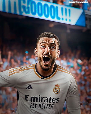 Real Madrid have signed Joselu on loan from Espanyol till June 2024. ⚪️, HD phone wallpaper