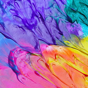 colorful paint splash abstract iPad Air, Splash of Paint, HD phone wallpaper