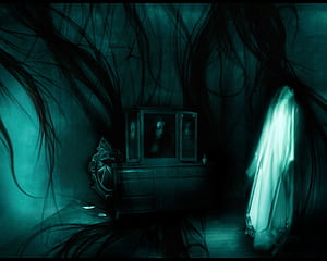 Dark Ghost, Horror Ghost, HD wallpaper
