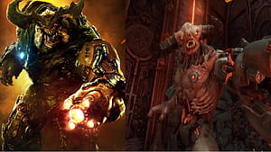 Which Cyberdemon design did you like more?, HD wallpaper