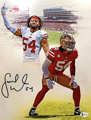 Fred Warner Autographed Signed 11X14, HD phone wallpaper