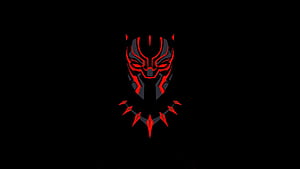 Black Marvel Comics Minimalist Superhero Black Panther, HD wallpaper