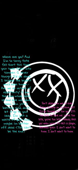 I made a blink lock screen using some, I Never Liked You, HD phone wallpaper