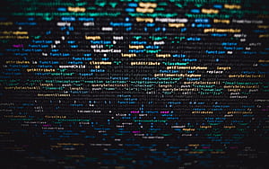 Dark, Screen, Data, Dark Programmer, HD wallpaper