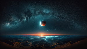 Lunar Eclipse, The Eclipse, HD wallpaper