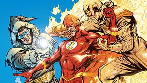 Comic, Flash, HD wallpaper