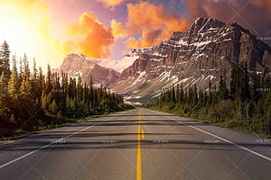 Buy 3D Canada Icefields Parkway Wall Mural LQH 173 Online, HD wallpaper