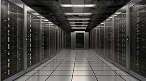 Empty Building Background, 3D, Data Centre, HD wallpaper