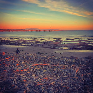 Surreal Sunsets: Ventura Beach, Ventura California, HD phone wallpaper