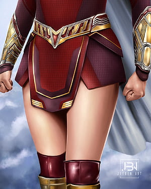 Mary Marvel, Grace Caroline Currey, HD phone wallpaper