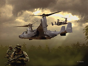 CV 22 Osprey, V-22 Osprey, HD wallpaper