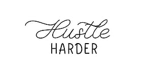 Hustle harder. Lettering quote for t shirt, decor, wall art, room and poster. Motivation for life, inspirational quotes, HD wallpaper
